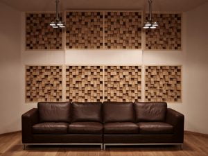 akustik difüzör panel