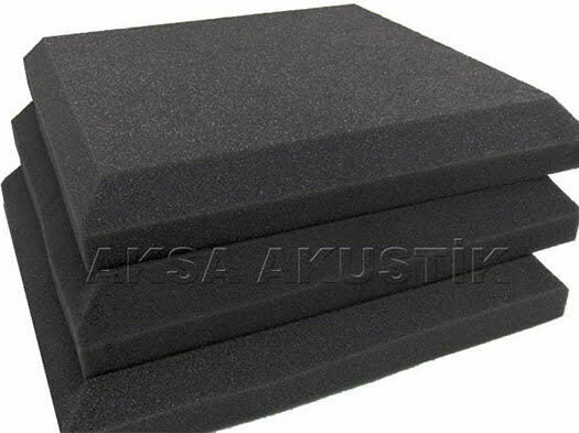 akustik yanmaz düz sünger 