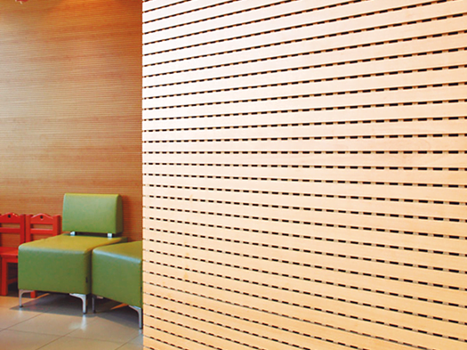 ahşap akustik derzli panel