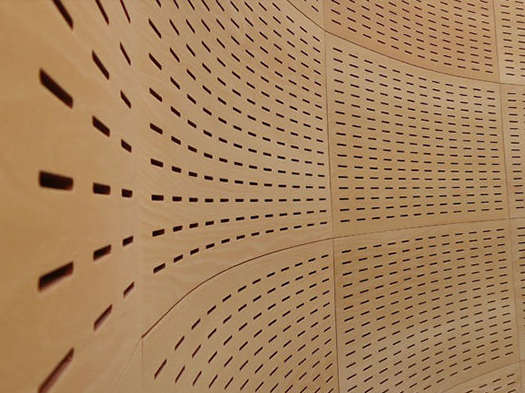akustik derzli ahşap panel