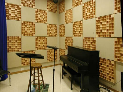 akustik difüzör panel