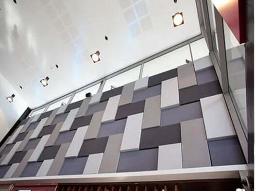 akustik kumaş kaplı paneller