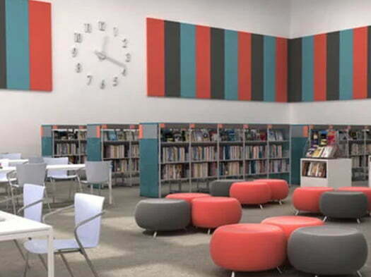 akustik kumaş kaplı paneller