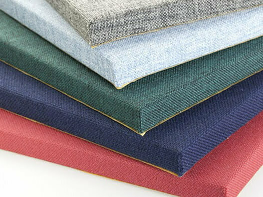 akustik kumaş kaplı paneller