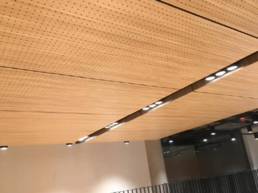 akustik ahşap tavan panelleri