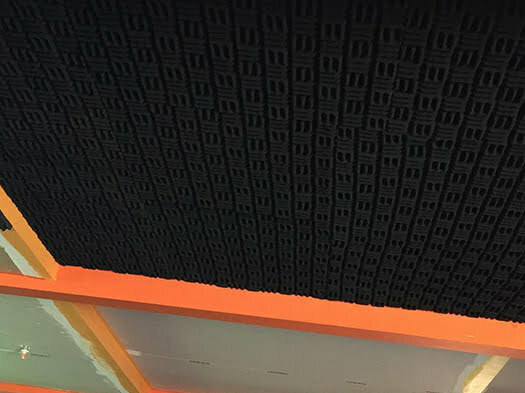 akustik yanmaz labirent sünger 