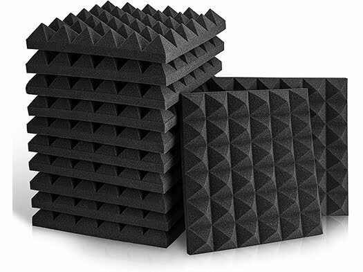 akustik yanmaz piramit sünger 