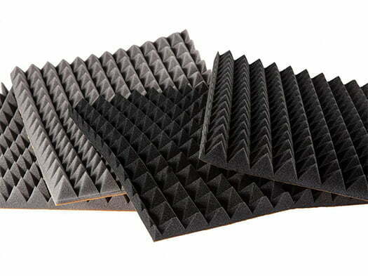 akustik yanmaz piramit sünger 