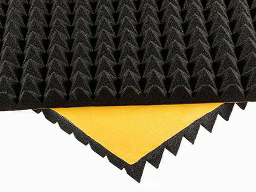 akustik yanmaz piramit sünger 