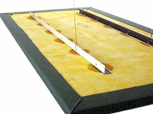 akustik yüzer tavan panelleri