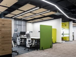 akustik yüzer tavan panelleri