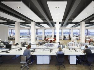 akustik yüzer tavan panelleri