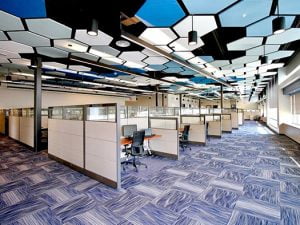 akustik yüzer tavan panelleri