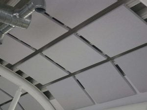 akustik yüzer tavan panelleri