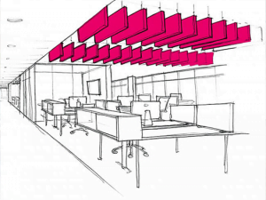 baffle paneli uygulama