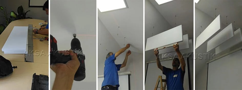 basotect melamin akustik sünger uygulaması