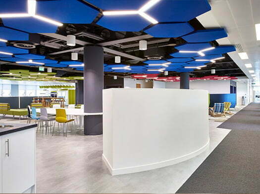 akustik yüzer tavan panelleri